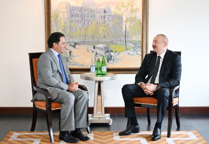 “Ares Management” qlobal investisiya şirkətinin həmtəsisçisi və baş icraçı direktoru ilə görüş olub