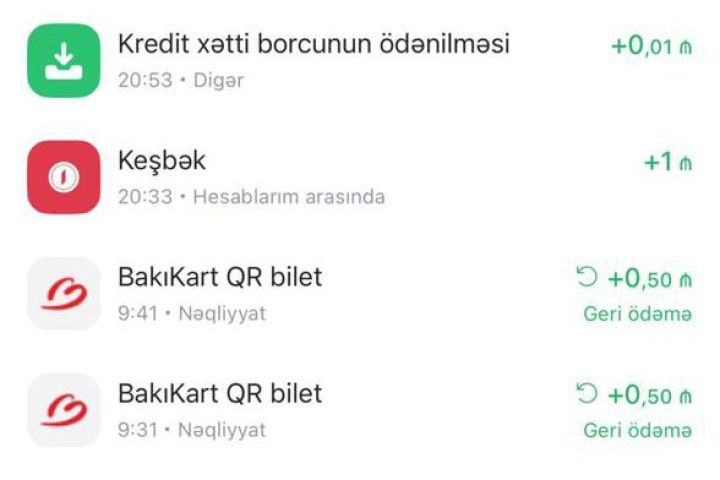"Kapital Bank"dan BakıKart QR biletlər ilə bağlı açıqlama