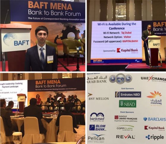 Kapital Bank Beynəlxalq Maliyyə Şurasının açılışında iştirak edib