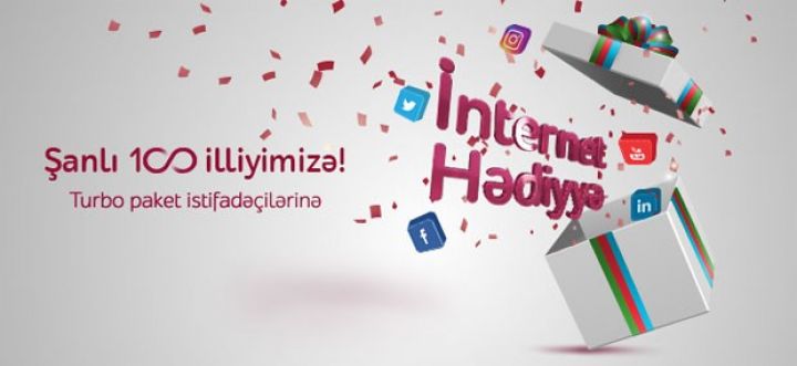 “Nar” abunəçilərinə internet hədiyyə edir