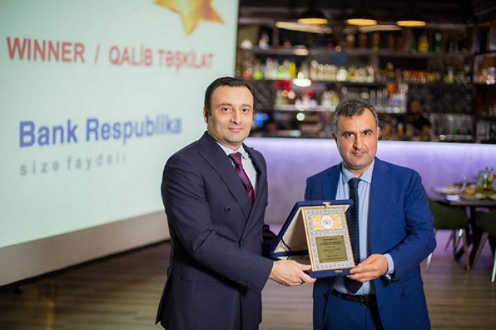 Bank Respublika biznesə ən fəal dəstək verən bank seçildi