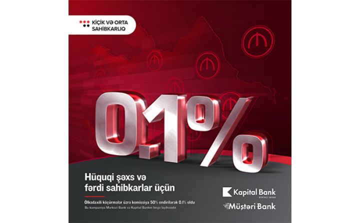 Kapital Bank-dan şirkətlərə və sahibkarlara növbəti güzəşt