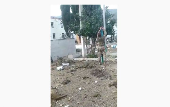 Bayrağımız Suqovuşana belə sancıldı - Video