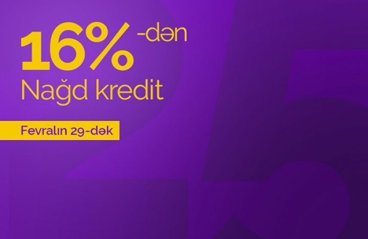 "Azər Türk Bank" kreditlər üzrə endirim kampaniyasını davam etdirir