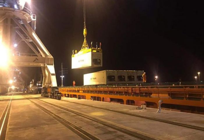 Bakı Limanı Çindən gələn növbəti yük karvanını Türkiyəyə yola salıb