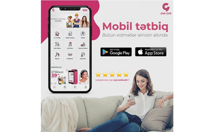 180-ə yaxın xidmətin təqdim olunduğu “Çak çuk” onlayn platforması  işə düşüb