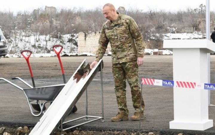 Şuşada yeni möhtəşəm məscidin təməli qoyuldu