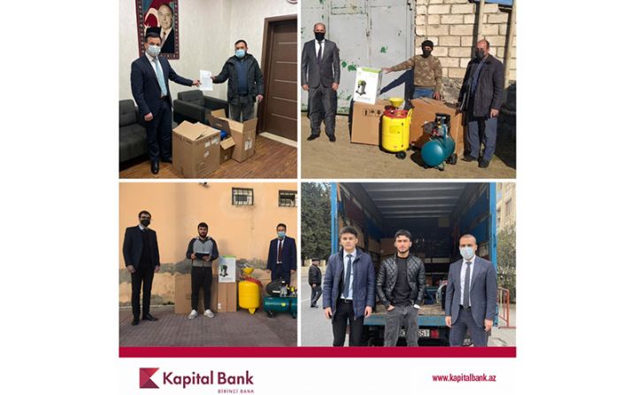 Kapital Bank daha bir neçə aztəminatlı ailəyə dəstək göstərdi