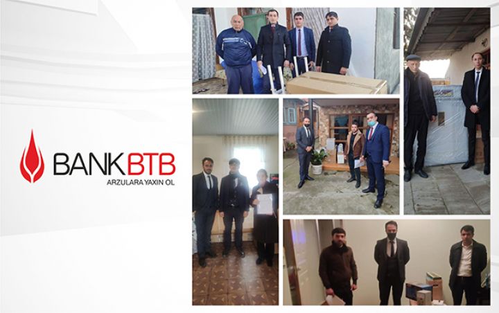 Bank BTB-dən aztəminatlı ailələrə növbəti dəstək