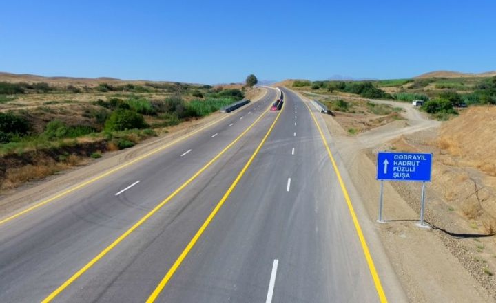 Şükürbəyli–Cəbrayıl yolu istifadəyə verilib