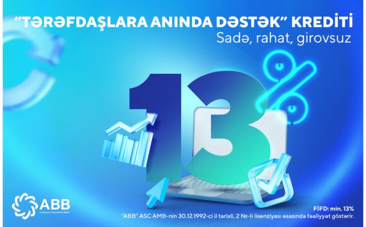ABB-dən sahibkarlar üçün onlayn kredit
