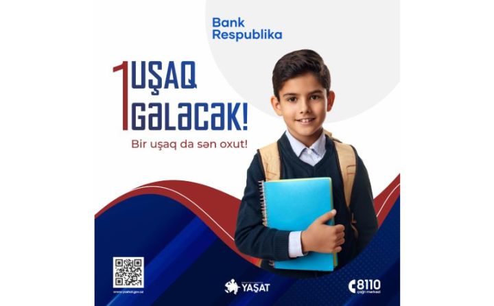 "Bank Respublika"dan YAŞAT Fonduna növbəti DƏSTƏK
