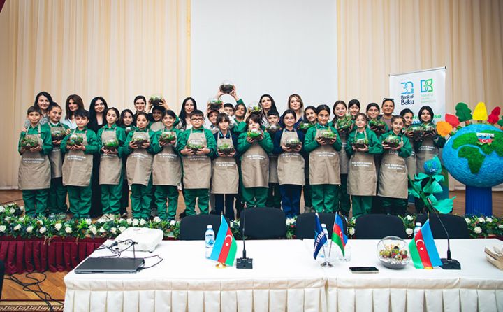 Bank of Baku-dan yaşıl dünya naminə növbəti tədbir: bu dəfə məktəblilərlə əl-ələ!