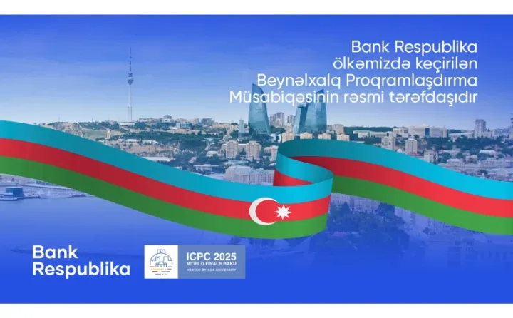 Bank Respublika Beynəlxalq Proqramlaşdırma Müsabiqəsinin tərəfdaşıdır!