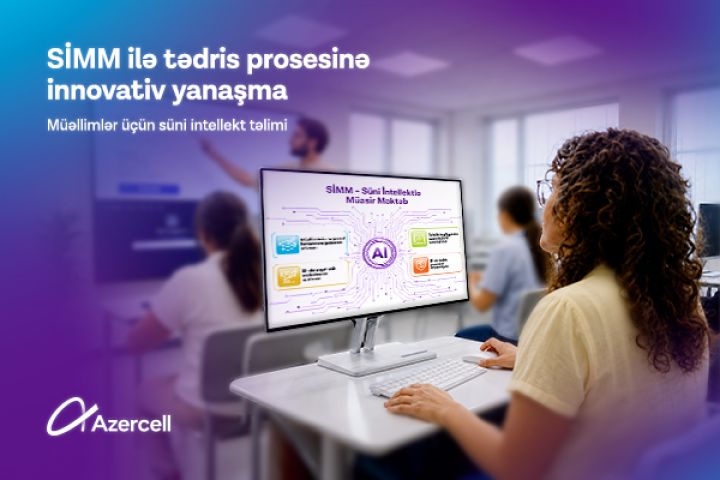Azercell-in dəstəyi ilə müəllimlər üçün süni intellekt təlimlərinə start verilir